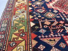 Antique Caucasian Karakashli Rug 4 3 x 8 8  - 4327090