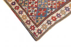 Antique Caucasian Kazak Rug 3 9 x 7 2  - 4405016