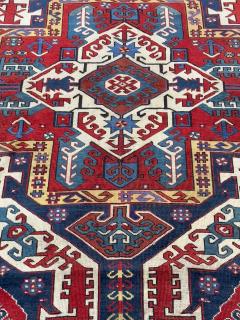 Antique Caucasian Kazak Rug 4 4 x 6 10  - 4404550
