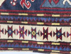 Antique Caucasian Kazak Rug 4 4 x 6 10  - 4404551