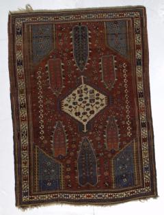 Antique Caucasian Kazak Rug 40 x 58  - 4268636