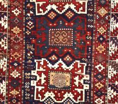 Antique Caucasian Kazak Rug 41 x 63  - 4268619
