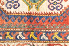 Antique Caucasian Kazak Rug 5 7 x 8 0  - 4314213