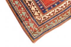 Antique Caucasian Kazak Rug 5 9 x 8 3  - 4314218