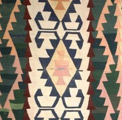 Antique Caucasian Kilim Rug 6 4 x 8 3  - 4554069