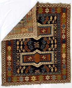 Antique Caucasian Kuba Rug 3 10 x 4 4  - 4457323