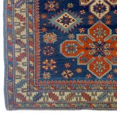 Antique Caucasian Kuba Rug 3 7 x 4 4  - 4295492