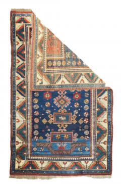 Antique Caucasian Kuba Rug 3 7 x 5 8  - 4457025