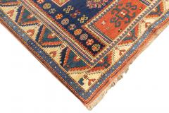 Antique Caucasian Kuba Rug 3 7 x 5 8  - 4457027