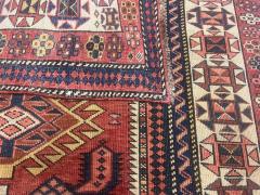 Antique Caucasian Kuba Rug 3 8 x 4 11  - 4327164