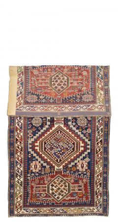 Antique Caucasian Kuba Rug 3 8 x 7 1  - 4405968