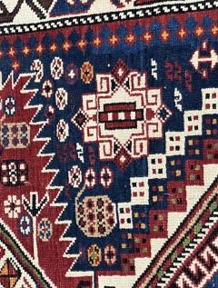 Antique Caucasian Kuba Rug 3 8 x 7 1  - 4405970
