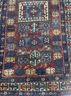 Antique Caucasian Kuba Rug 37 x 77  - 4268257