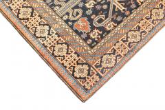 Antique Caucasian Perpedil Rug 3 1 x 3 11  - 4457294