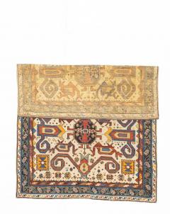 Antique Caucasian Perpedil Rug 33 x 48  - 4269019