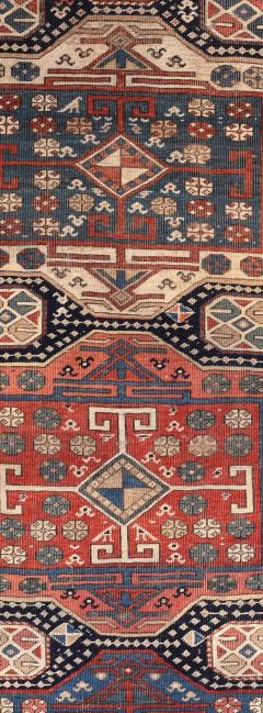 Antique Caucasian Runner 37 x 93 - 4354977