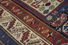 Antique Caucasian Runner 37 x 93 - 4354978