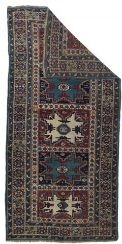 Antique Caucasian Shirvan Rug 3 8 x 8 3  - 4328533