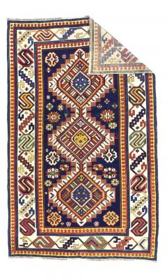 Antique Caucasian Shirvan Rug 37 x 60  - 4268501