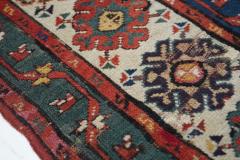 Antique Caucasian Talish Rug 3 7 x 8 5  - 4406029