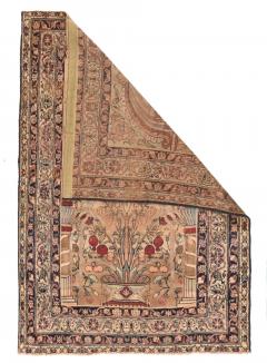 Antique Dark Beige Lavar Kerman Rug 4 4 x 6 2  - 4327448