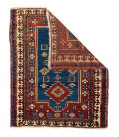 Antique Fachralo Kazak Rug 3 4 x 3 9  - 4457211