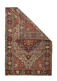 Antique Farahan Sarouk Rug 3 4 x 4 10  - 4457602