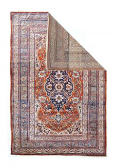 Antique Fine Persian Heriz Silk Rug 43 x 65  - 4268787
