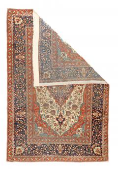 Antique Fine Persian Mohtasham Kashan Rug 4 5 x 6 8  - 4295617