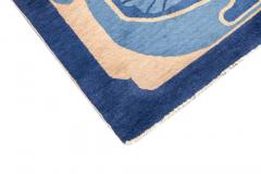 Antique Fine Unusual Chinese Peking Rug 4 2 x 6 9  - 4457543