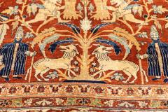 Antique Fine and Rare Persian Heriz Rug 5 4 x 7 9  - 4296183
