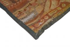 Antique Flemish Tapestry Panel 1 7 x 8 5  - 4457190