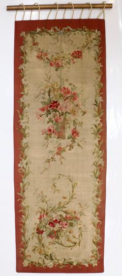Antique French Aubusson 1 of pair 3 6 x 9 11  - 4554082