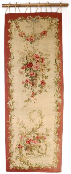 Antique French Aubusson 1 of pair 3 6 x 9 11  - 4554086