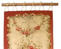 Antique French Aubusson 1 of pair 3 6 x 9 11  - 4554088