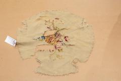 Antique French Aubusson Cover Seat 110 x 21 - 4268576