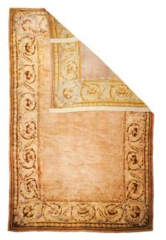 Antique French Aubusson Rug 9 10 x 15 2  - 4314906