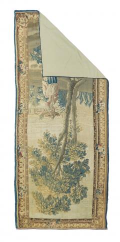 Antique French Panel Tapestry 3 8 x 8 10  - 4327074