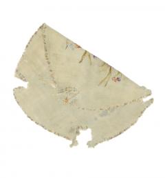 Antique French tapestry seat cover Circa 1890 one of pair 110 x 20  - 4275874