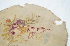 Antique French tapestry seat cover Circa 1890 one of pair 110 x 20  - 4275875