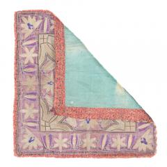 Antique Greek Island Textile Rug 22 x 22 - 4275762