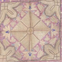 Antique Greek Island Textile Rug 22 x 22 - 4275763