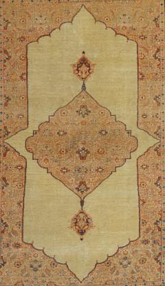Antique Haji Jalili Tabriz Rug 4 2 x 7 0  - 4328311