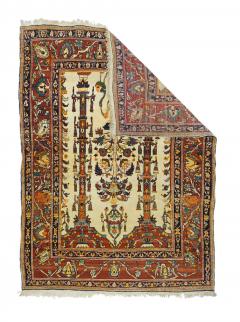 Antique Haji Jalili Tabriz Rug 4 5 x 5 11  - 4328374