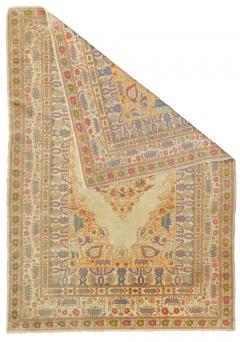 Antique Haji Jalili Tabriz Rug 4 7 x 6 5  - 4457713