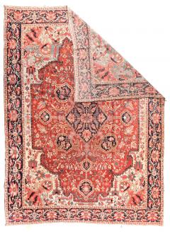 Antique Heriz Rug 11 8 x 15 8  - 4314280