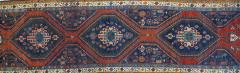 Antique Heriz Rug 3 5 x 11 8  - 4457585