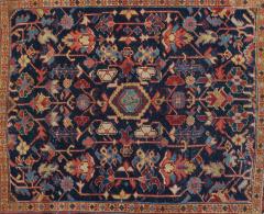 Antique Heriz Rug 4 4 x 5 0  - 4553879