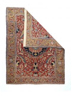 Antique Heriz Rug 5 2 x 6 10  - 4328602