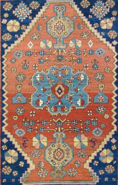 Antique Heriz Rug 5 2 x 6 6  - 4456993